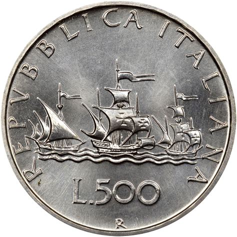 Italy 500 Lire KM 98 Prices & Values .